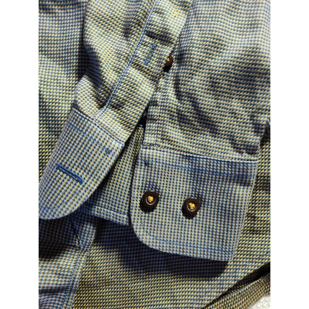 Robert Talbott Check Patterned Brown Black Blue S… - image 3